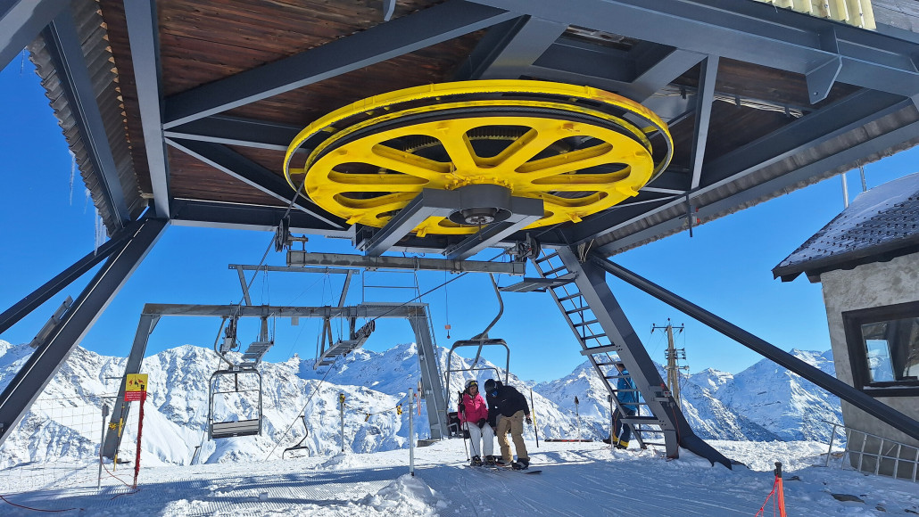 Antriebstation im Berg