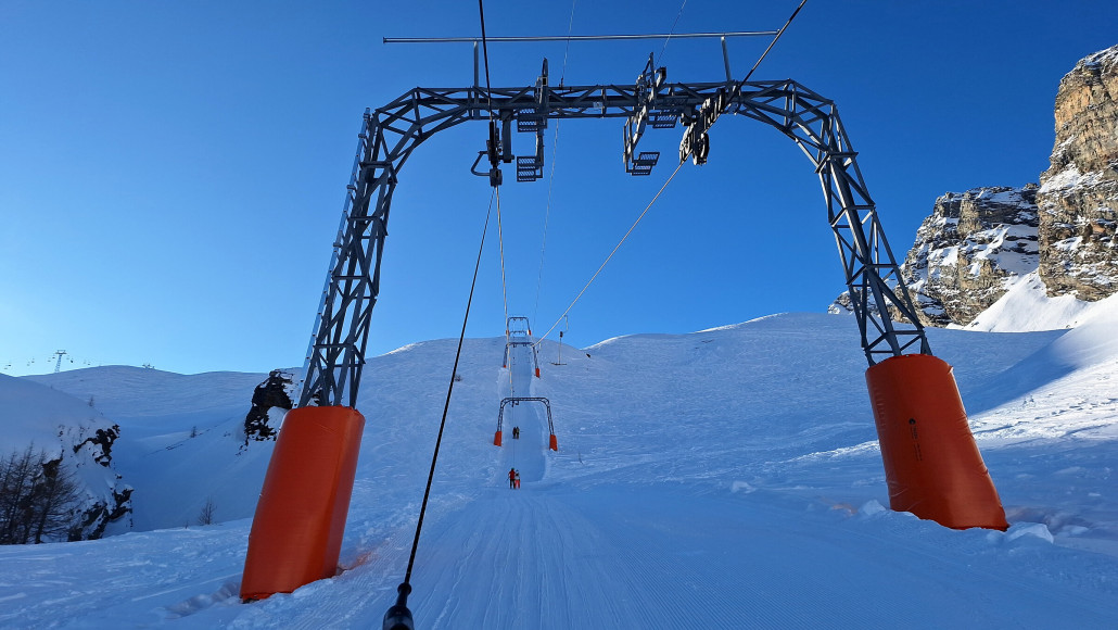 Teilweise schön im Streiflicht