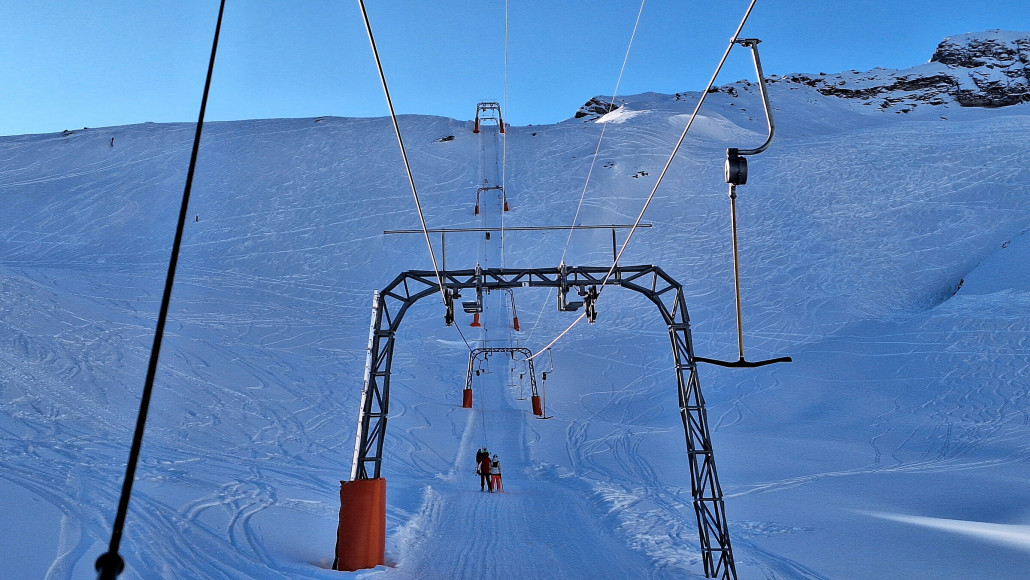 Und gleich nochmals steil nach oben