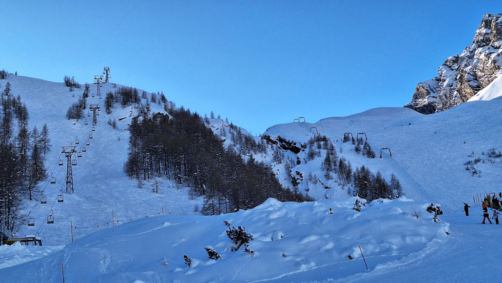Aber man muss es nehmen um zur Talabfahrt zu kommen
