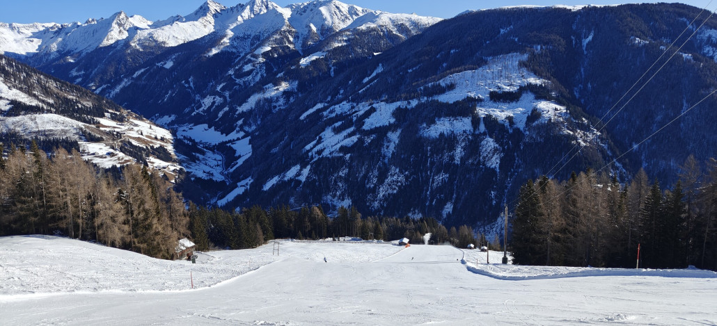 Talabfahrt unterer Abschnitt - dank Nachtfrost auch im unteren Teil besser zu fahren