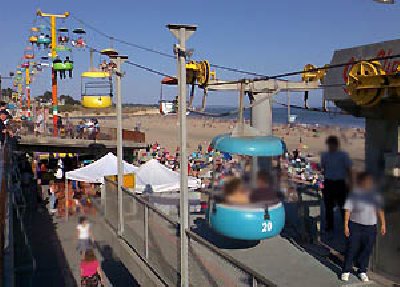 Skyglider, Santa Cruz Beach Boardwalk, Kalifornien