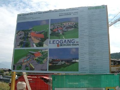 Bautafel Kompetenzzentrum Asitz