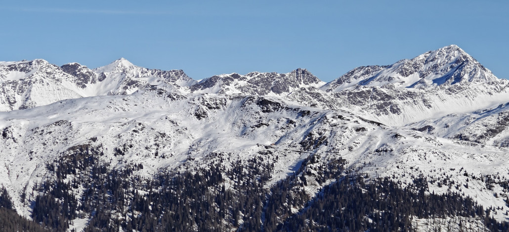 Zoom nach Sillian - links oben 6KSB Thurnthaler und rechts 4SB Gadein