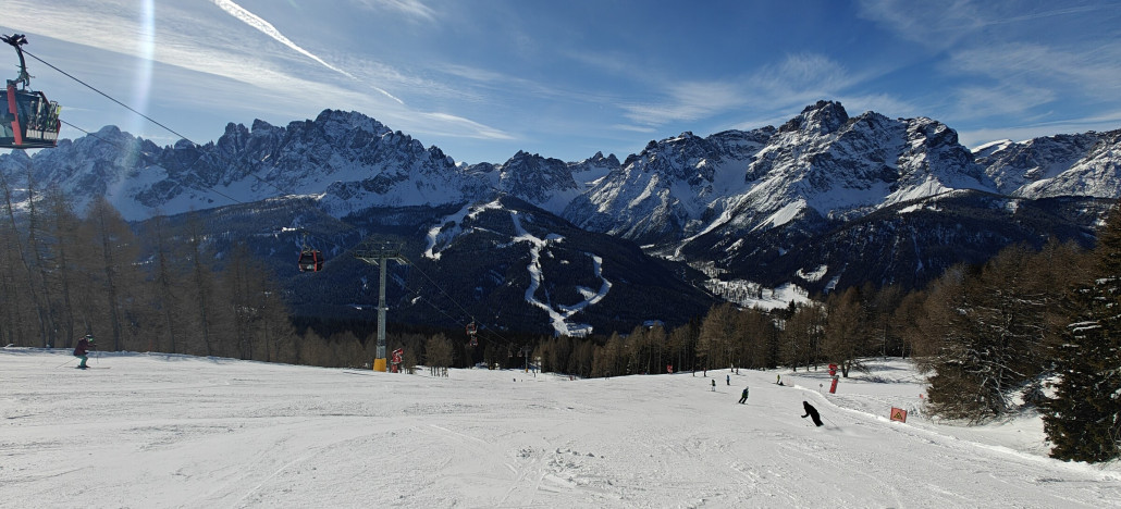 Wieder im flacheren Teilstück, herrlich zum Carven.