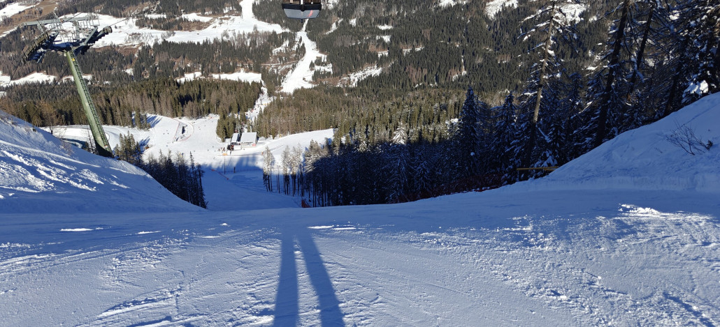 mit frischem Schwung gehts an die Holzriese 1 - sehr genial