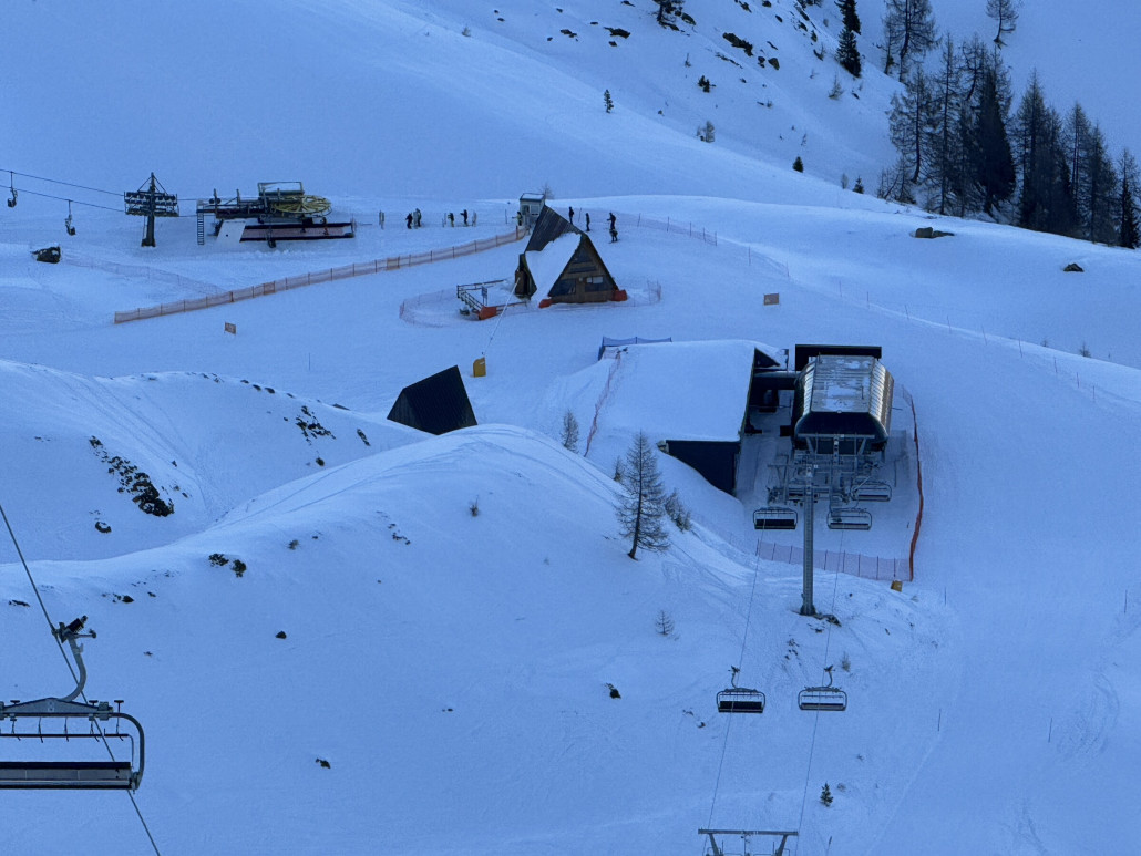 Die Talstation ist ein Stück weiter nach vorne gerückt