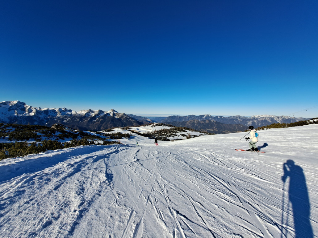 Panoramabfahrt am späteren Nachmittag