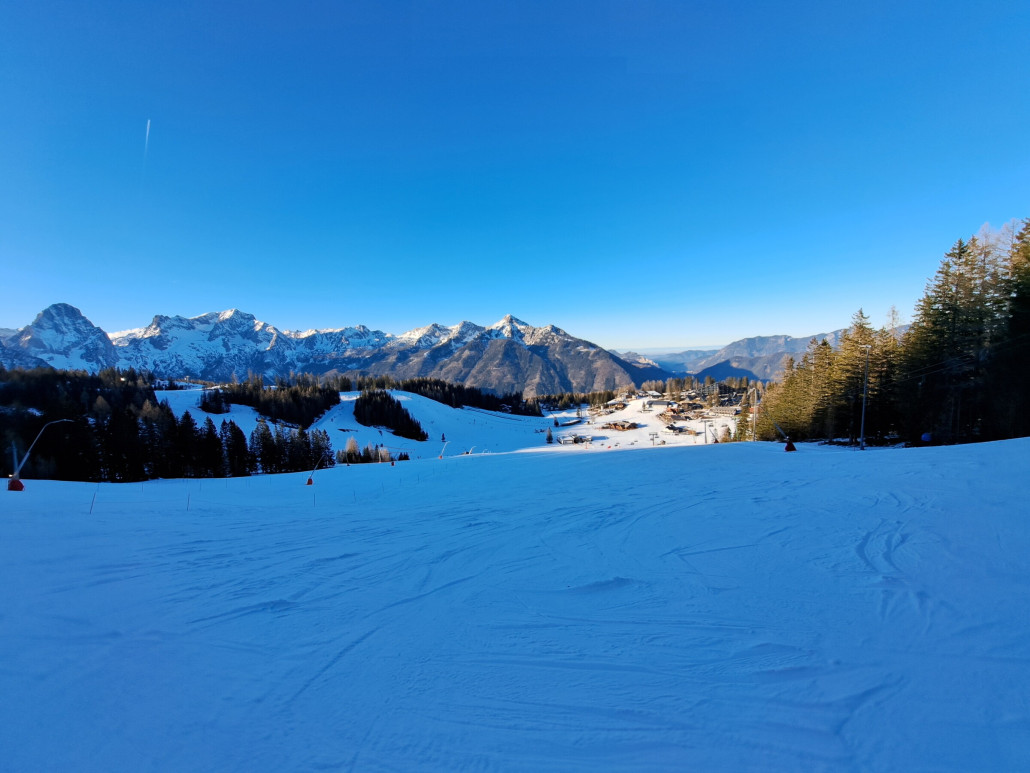 Piste 6a kurz vor Liftschluss