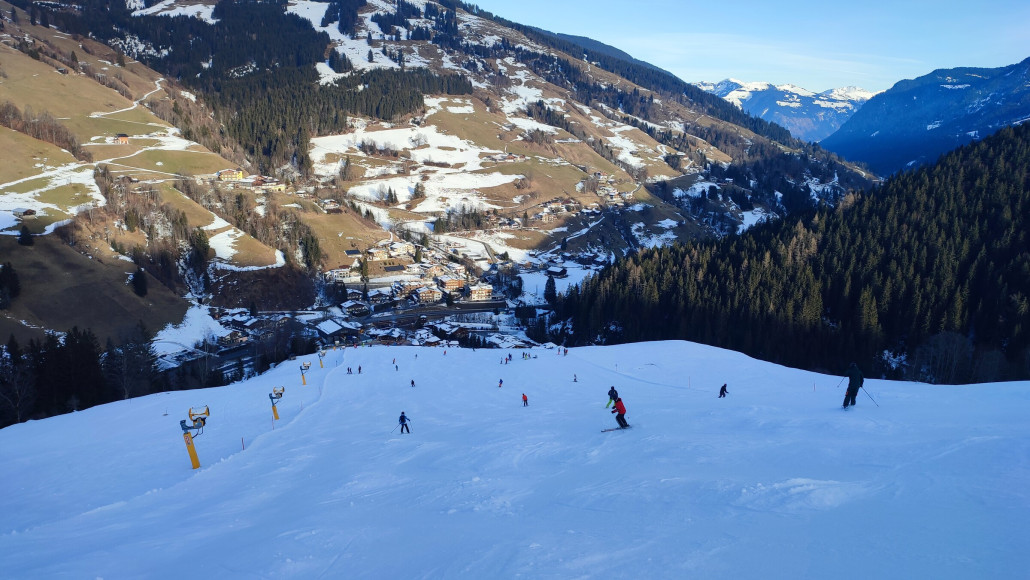 Schönleitenabfahrt vom Schattberg Nachmittags