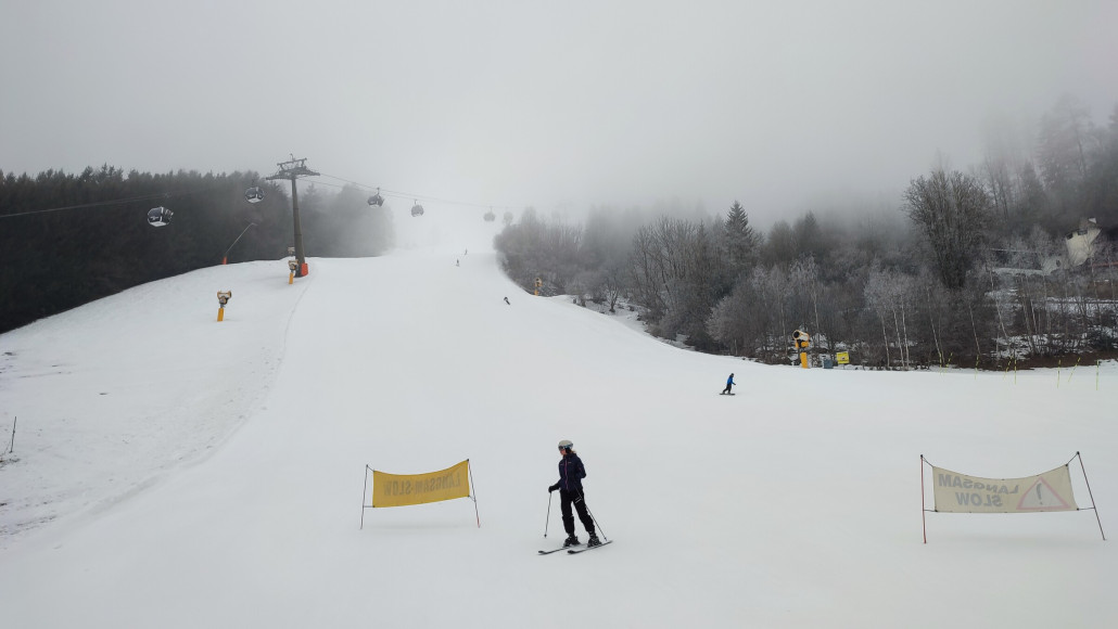 Areitbahn unten frühs