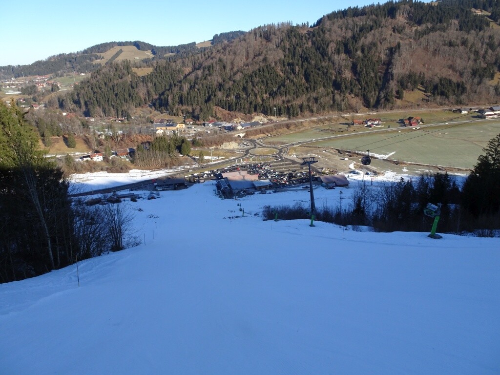 In der Früh noch im Schatten