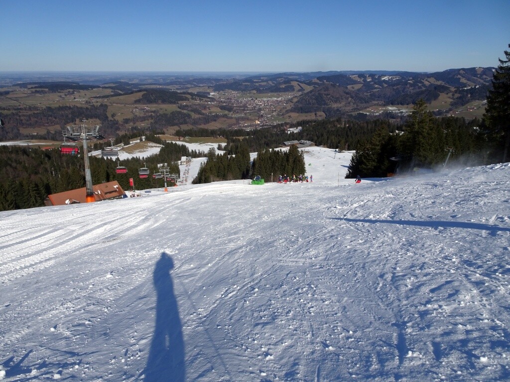 Skiroute unter der 6er Sesselbahn
