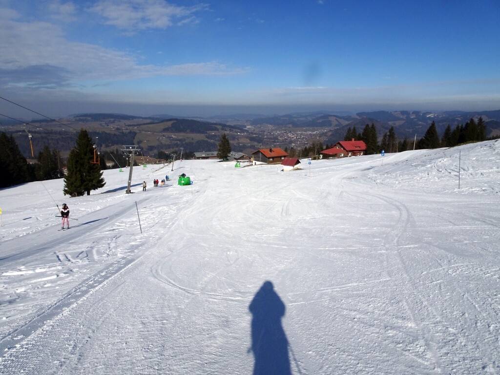 Hoheneggpiste rechts vom Lift