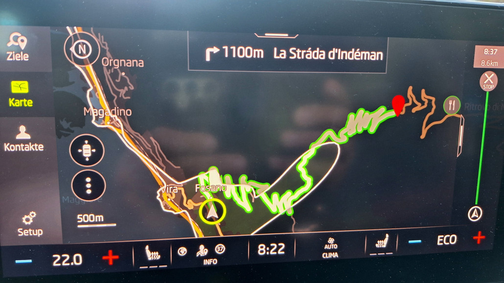 Die Strasse hat es in sich