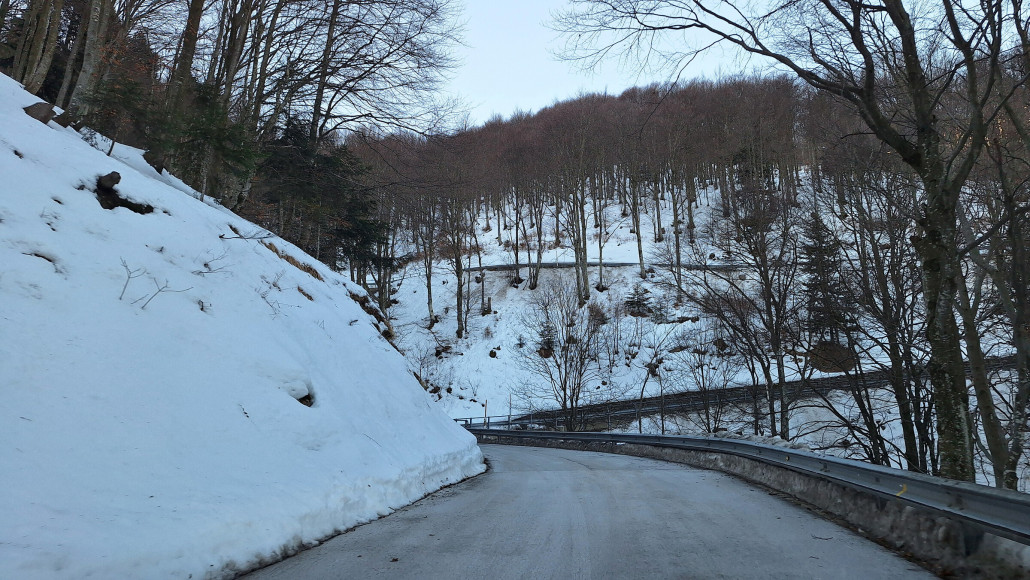 Ab ca 1100müM dann endlich Schnee