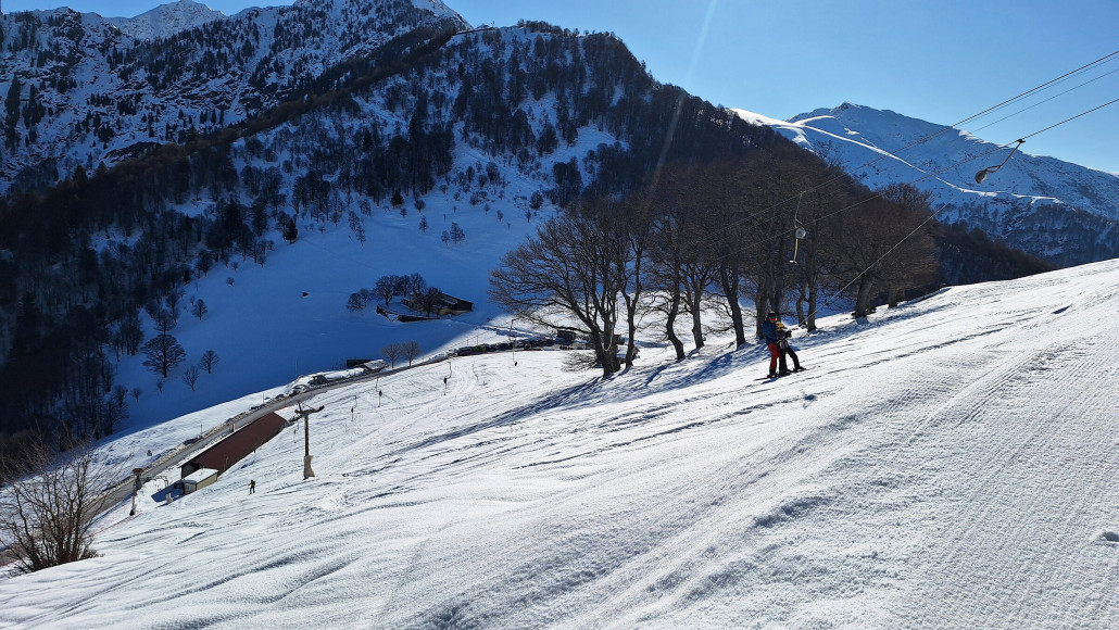 Verbindungspiste bzw Aussenrum Ziehweg