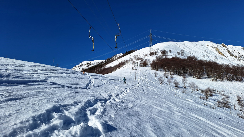 Nebend er Piste war nix. Bruchharsch