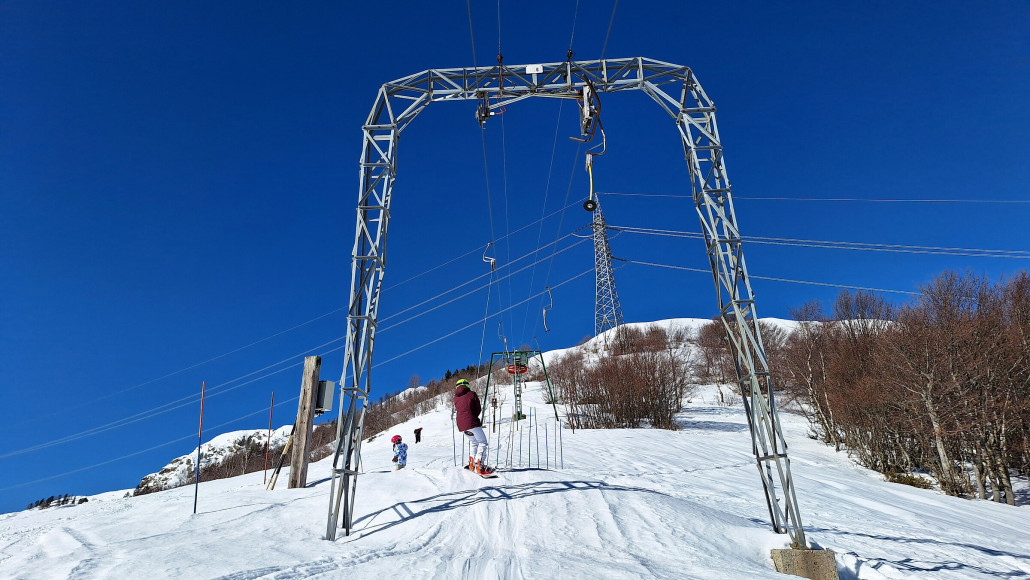 Stütze 6, der Lift endet da wo es interessant würde