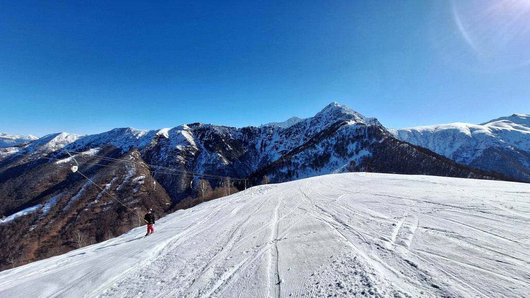 Oberer Teil der Abfahrt