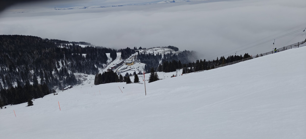 Hipfl Abfahrt, kurz und knackig.