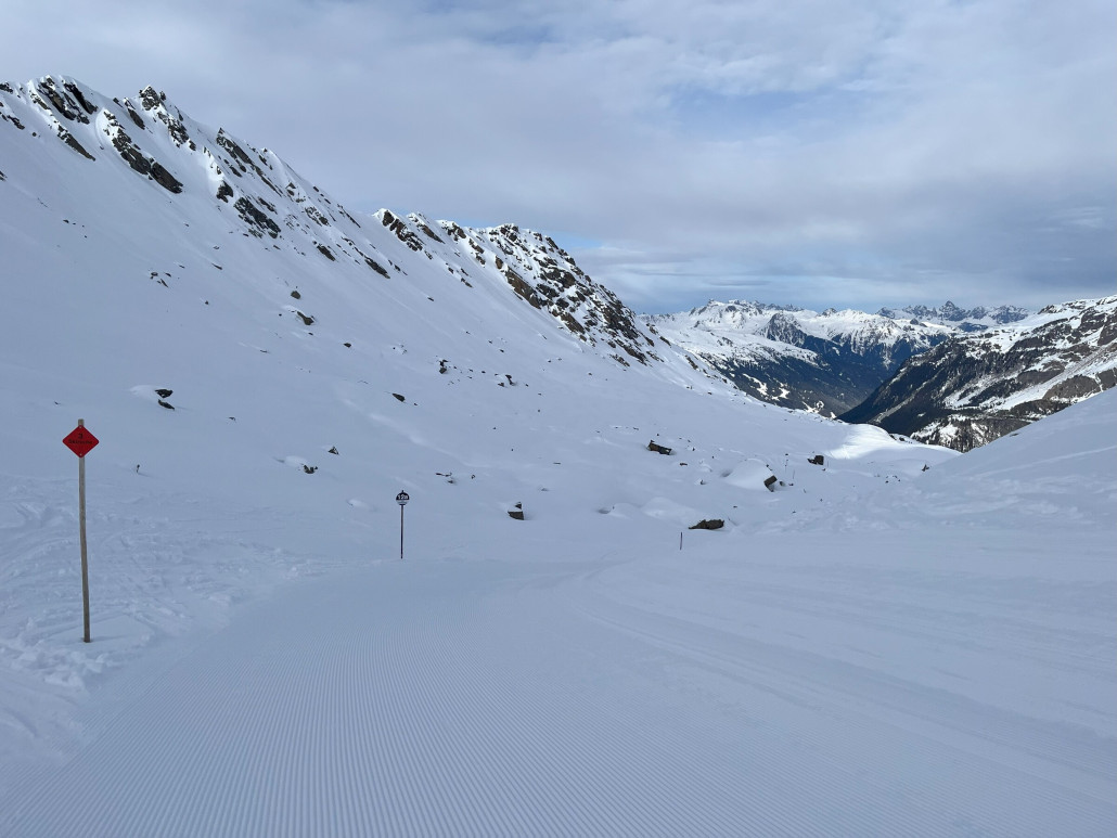um 09:30 Uhr noch keine Spur, so wünscht man sich das...