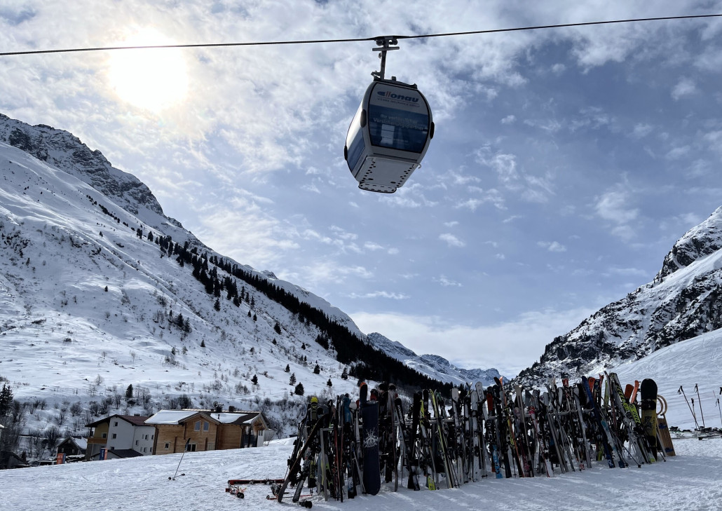 Ausblick von der Panorama Terrasse am Mittag