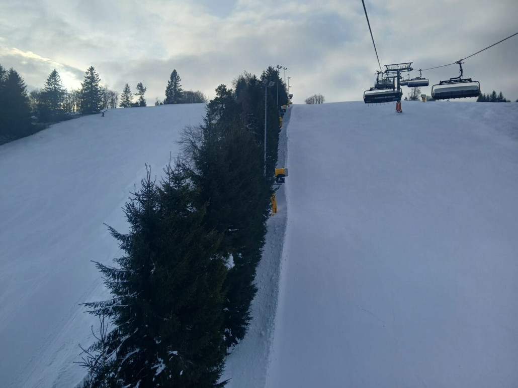 K1, zweispurig präpariert