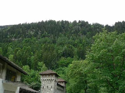 Trasse in der Totalen