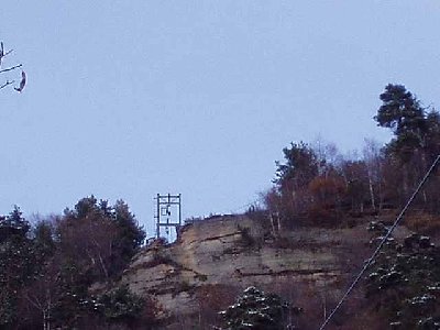 Auch sehr steile Trasse