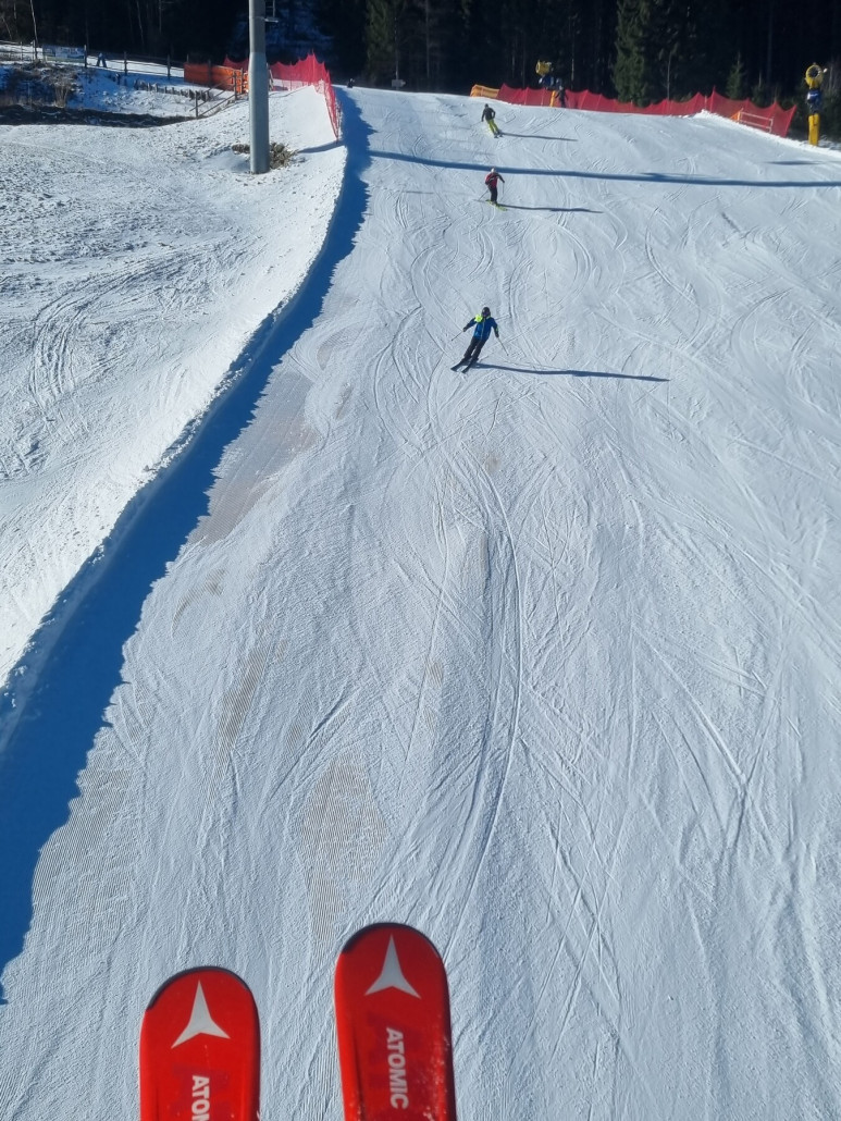 Anfang der Marienseer Abfahrt