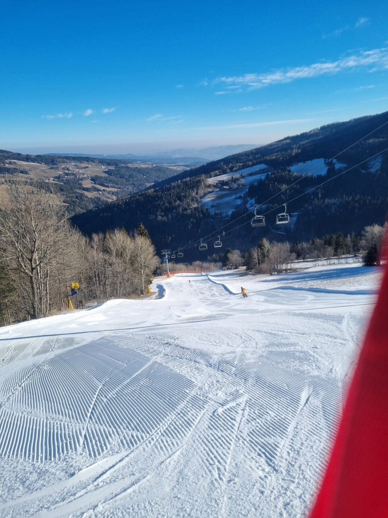 Marienseer Abfahrt - Richtung Tal
