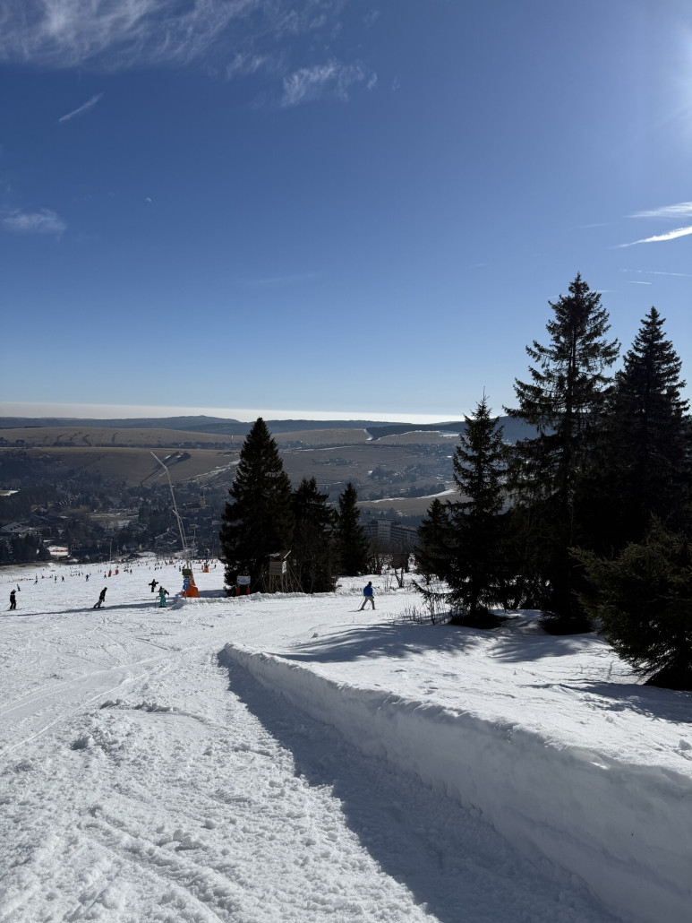 Abzweig des reaktivierten Stückes vom Haupthang.