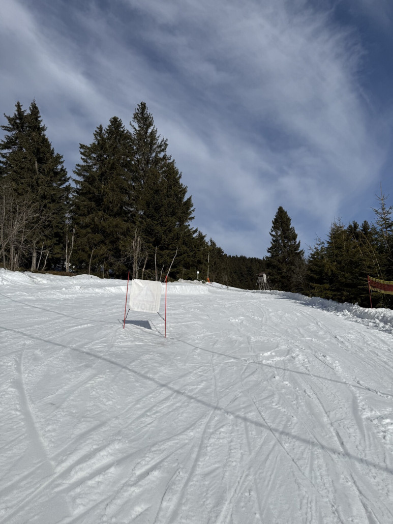 Blick aus dem Kurvenlift nach rechts.