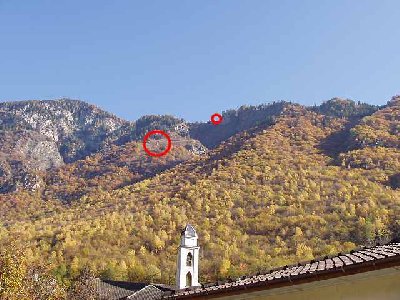 Trasse fast in der Totalen