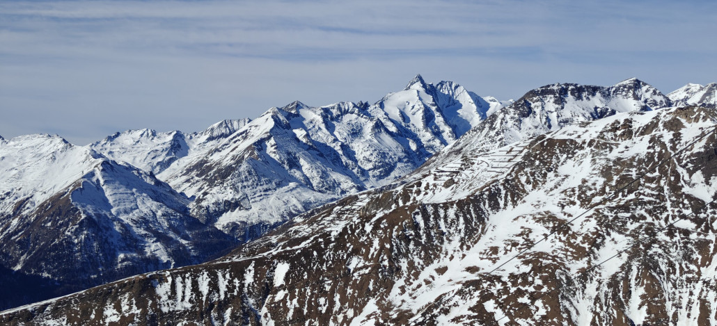 Glockner mit Schneefreiem Schareck