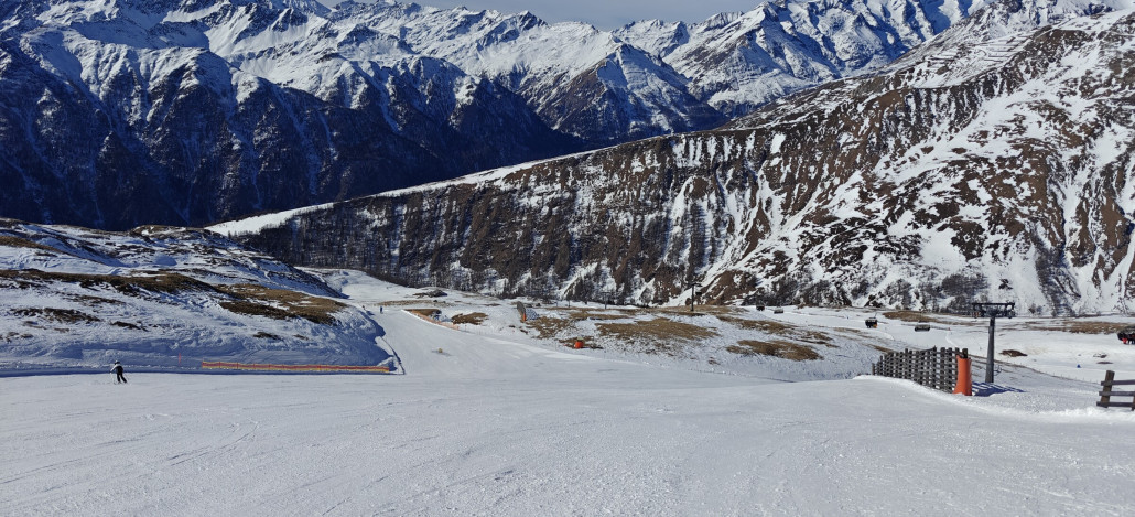 Fleiß Abfahrten links und rechts