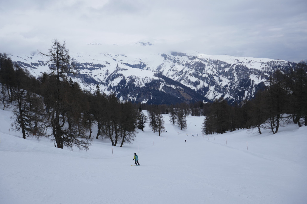 Tolle Piste nach Les Rousses