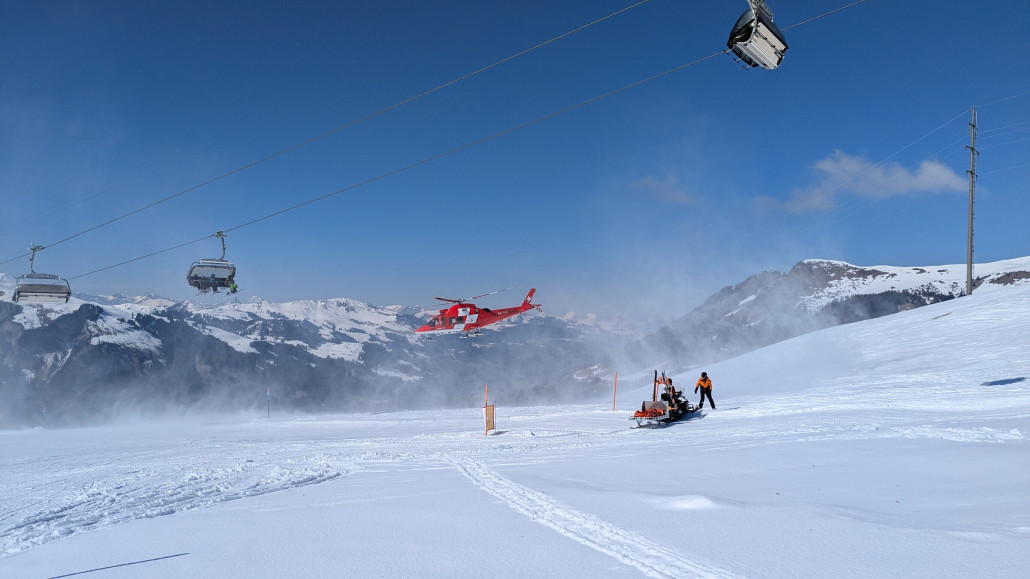 Ohne Heli geht's leider nicht