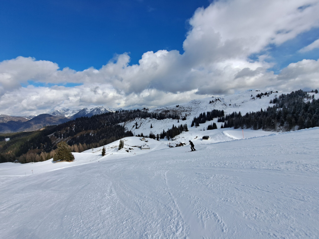 Angerabfahrt am späten Vormittag