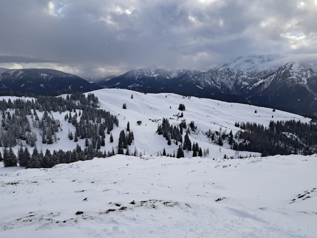 Blick zum Angerlift zum Liftschluss