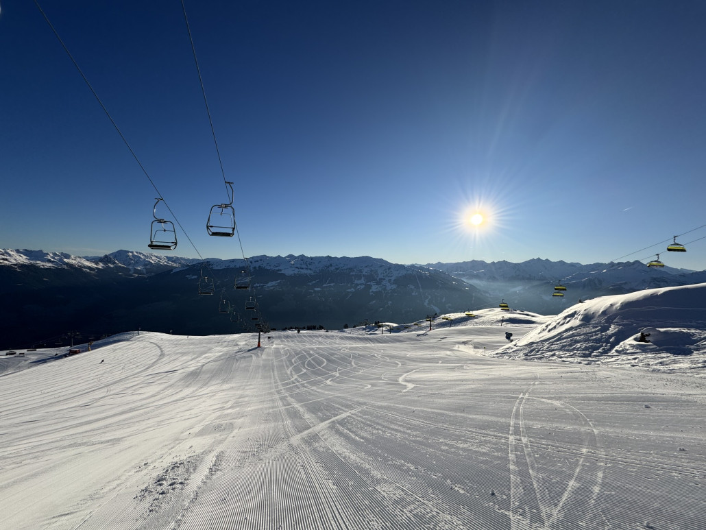 Der morgendliche Blick, den es wohl so super nicht nochmal im Zillertal gibt (evtl. noch Schneekar, Mayrhofen)