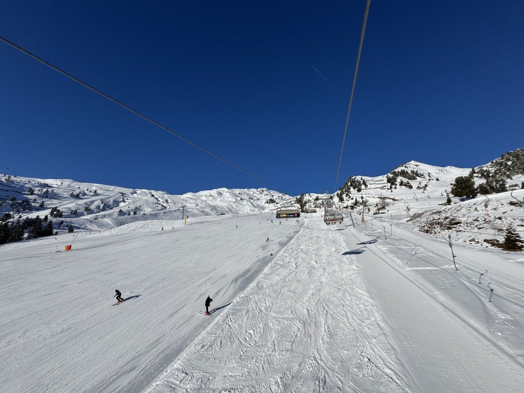 Sah super aus, Bäume leicht angezuckert, und Temperatur war auch gut, nicht zu warm