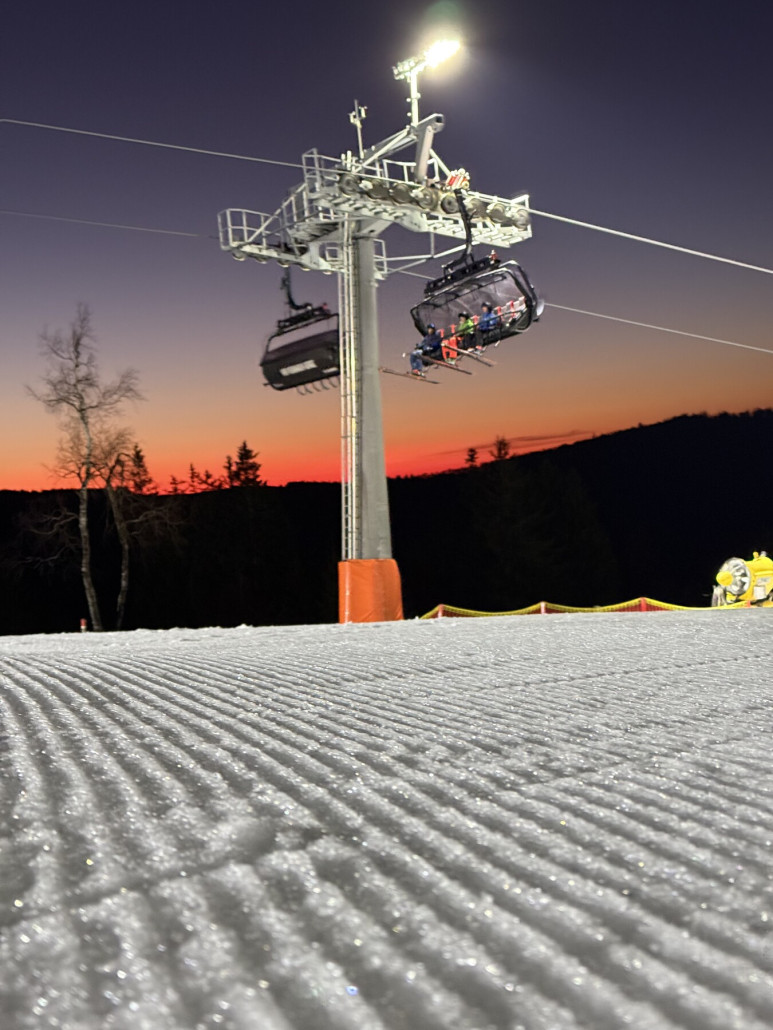 Sonnenuntergang am K1