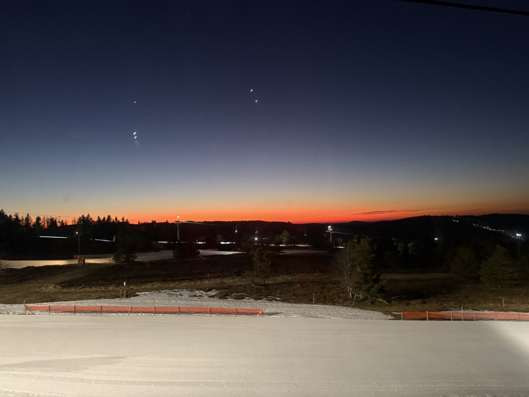 Sicht aus der Kabinenbahn
