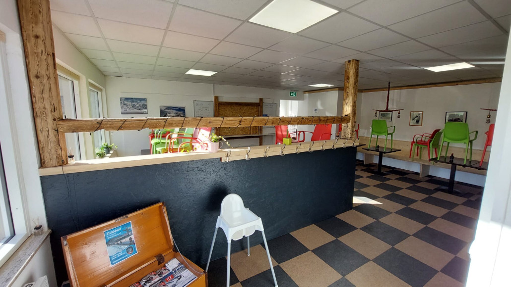 Innenansicht des Bistros