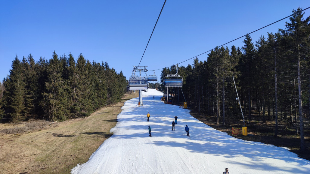 Brembergkopf 2 wird schon dünne, der Rest hat noch eine gute Auflage