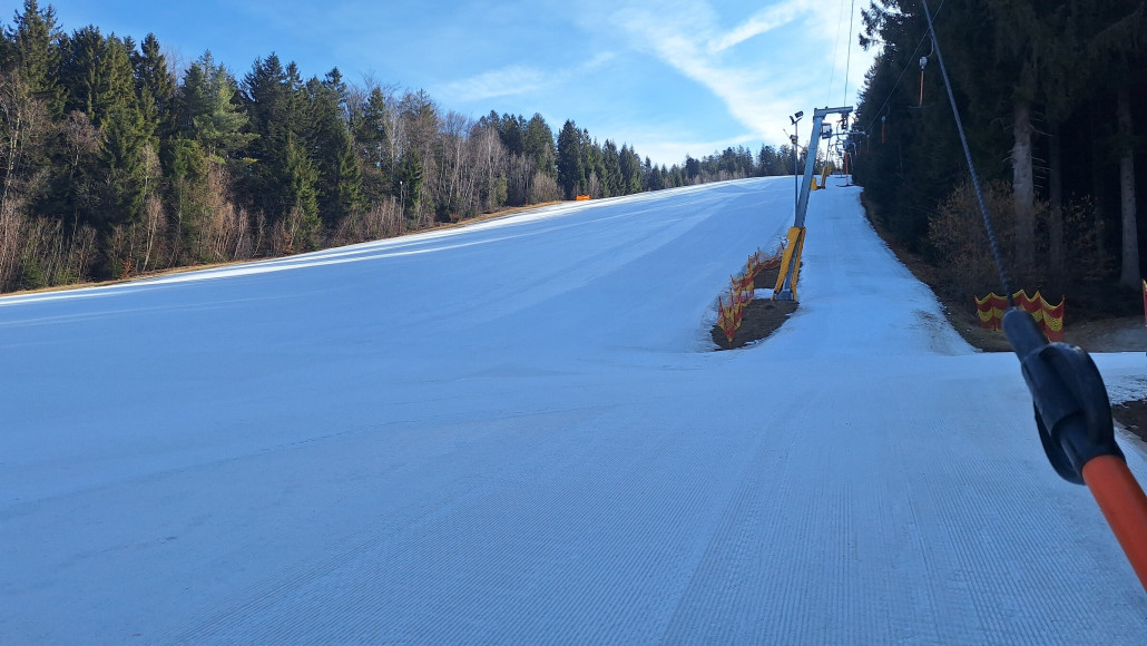 Der Steilhang: Mit dem Schwung aus dem oberen Drittel ein Mordsspaß.