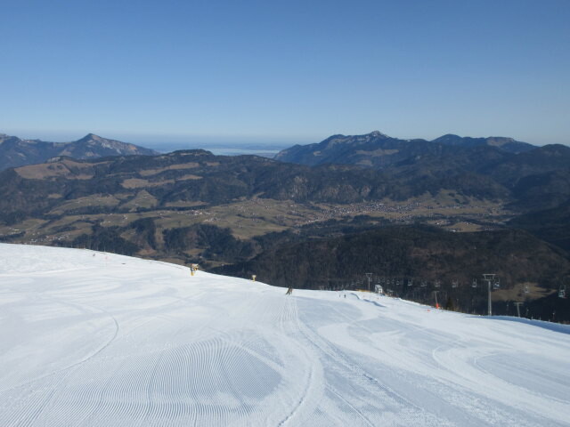 Almabfahrt, rechts daneben der 2-CLF Alm und der 2-SL Kar