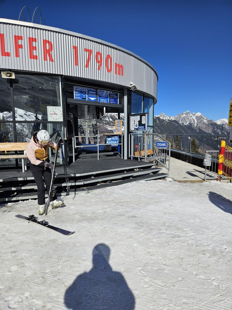 ruhig ging es zu an der Bergstation